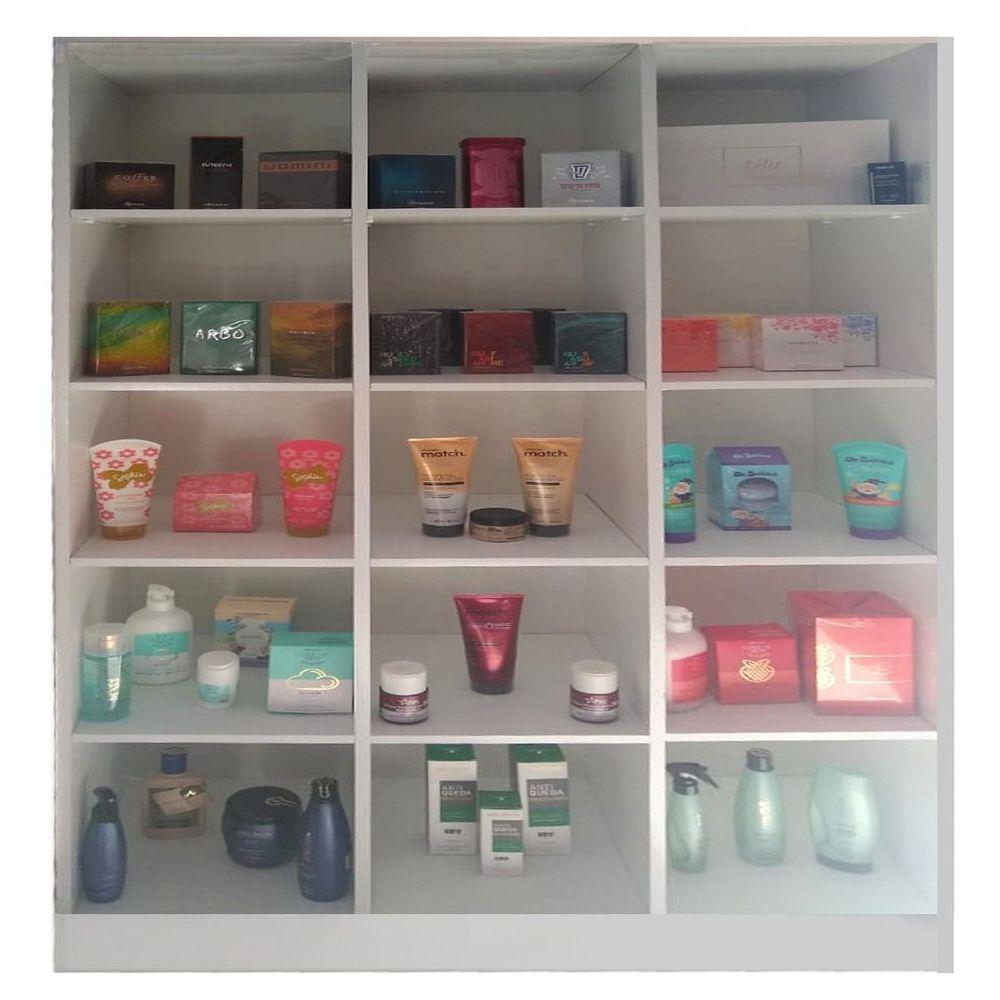 Expositor Colméia Armários Balcão Arara 4 Peças - 6