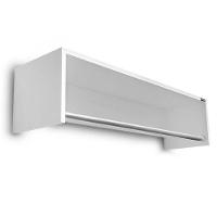 Kit Armário Colméia 2 Araras e Balcão de Atendimento Branco - 9