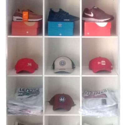 Kit Expositor com Armários Balcões e Provador Duplo 9Pçs