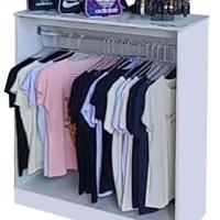 Kit de Expositores Armário Colméia Cabideiros e Balcões 8Pçs - 1