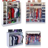 Kit 2 Armários Expositores e 2 Balcões com Arara - 8