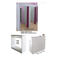 Kit com Provador Duplo 1 Balcão Arara e 1 Balcão Atendimento - 2