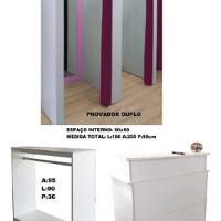 Kit com Provador Duplo 1 Balcão Arara e 1 Balcão Atendimento - 5