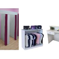 Kit com Provador Duplo 1 Balcão Arara e 1 Balcão Atendimento - 7