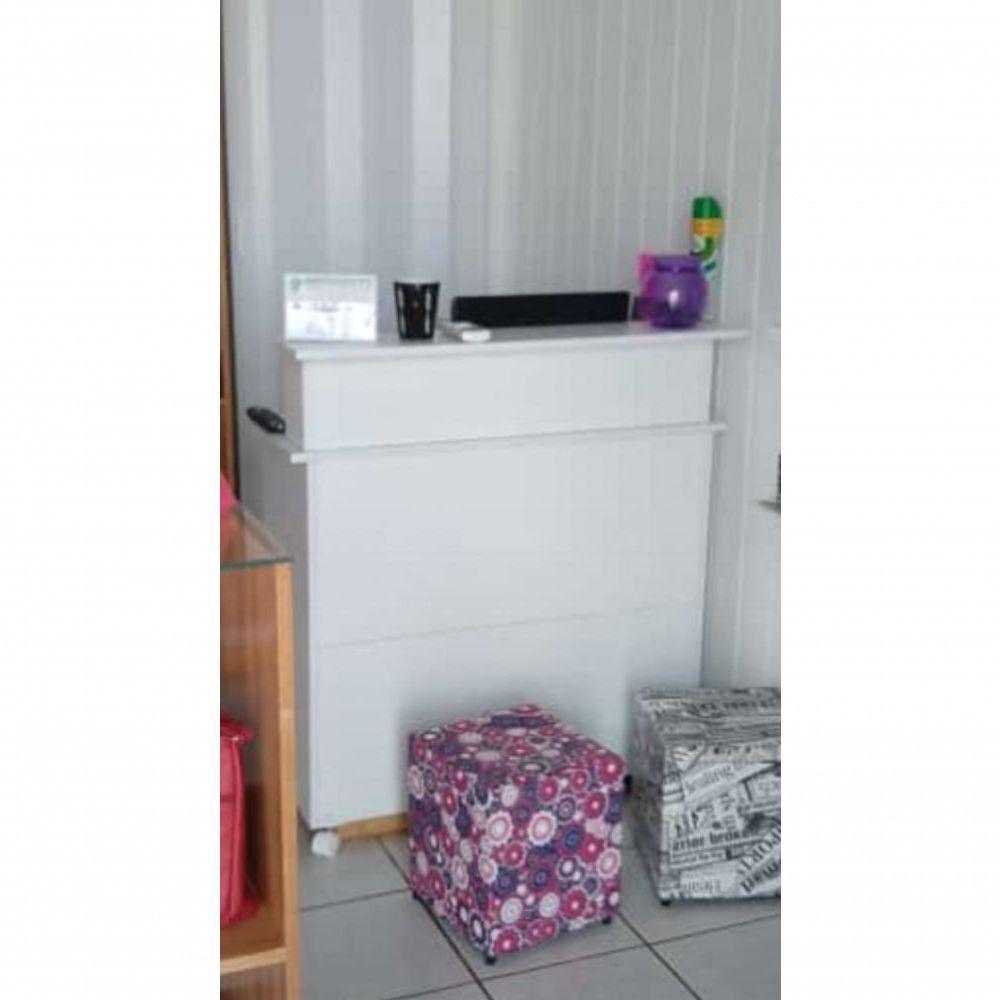 Balcão Caixa Recepção Atendimento com Gaveta Magia Móveis - 6