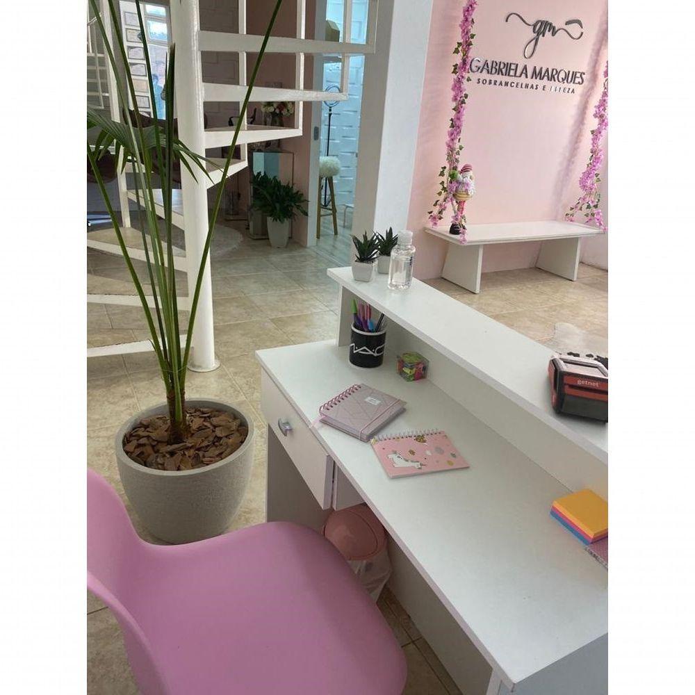 Balcão Caixa Recepção Atendimento com Gaveta Magia Móveis - 7