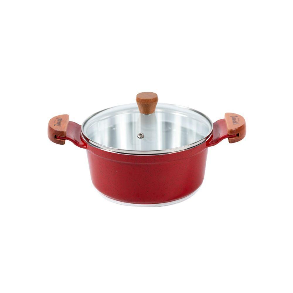 Caçarola Vermelha Alumínio Fundido Usinado Javali Am 18Cm - 1