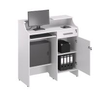 Balcão De Atendimento Loja Petshop Recepção Farmácia Com Gaveta - 2