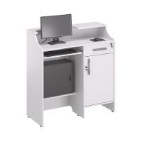 Balcão De Atendimento Loja Petshop Recepção Farmácia Com Gaveta - 5