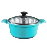 Caçarola Azul Turquesa Alumínio Usinado Javali Aa 26Cm - 1