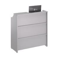 Balcao Caixa Stamp Com Gaveta Cinza - 1