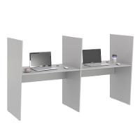 Mesa De Atendimento 2 Lugar Roma Cinza - 1