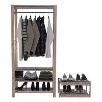 Kit Aparador Sem Portas Expositor Moderno Comércio E Arara Organizar Para Closets De Qualidade Mode - 1