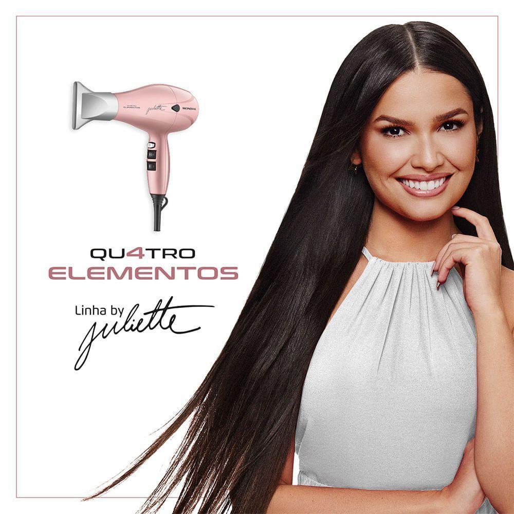 Secador De Cabelo By Juliette Mondial Golden Rose 220V - 9
