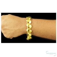 Pulseira Luxuosa Friso 16 Milimetros De Moeda Antiga Pussera - 2