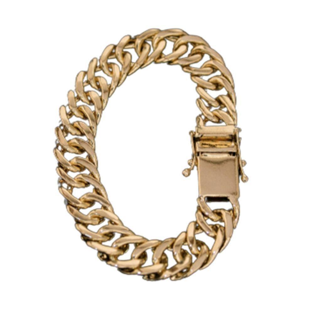 Pulseira De Maloka Pussera Moeda Antiga Duplo Fecho 13Mm - 1