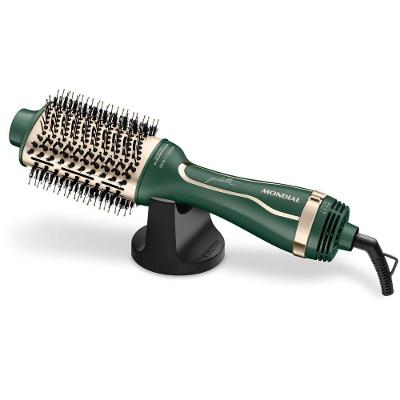 Escova Secadora By Juliette Es-Ju-02 1200W Tecnologia Cerâmica Titânio Tourmaline Nano Silver Verde