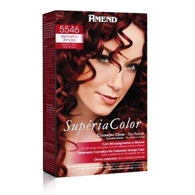 Tonalizante Supéria Color 5546 Vermelho Amora Amend