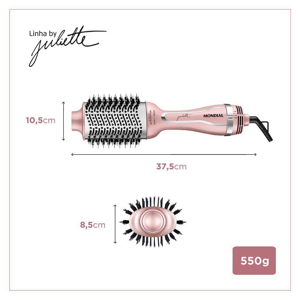 Escova Secadora By Juliette Mondial Golden Rose Bivolt ES-JU-01 - 8