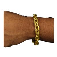 Pulseira Cadeado Quina Moeda Antiga Cadiado Pussera - 1