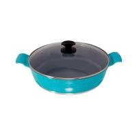 Frigideira Azul Turquesa Antiaderente Cerâmica Javali Aa30Cm - 1