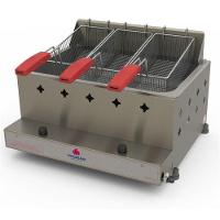 Fritador Fritadeira Retangular 1 Cuba Grande 10 Lts óleo 03 Cestos Pr-30g - Progás - 1