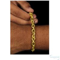 Pulseira Cadeado De Moeda Antiga 8mm - 2