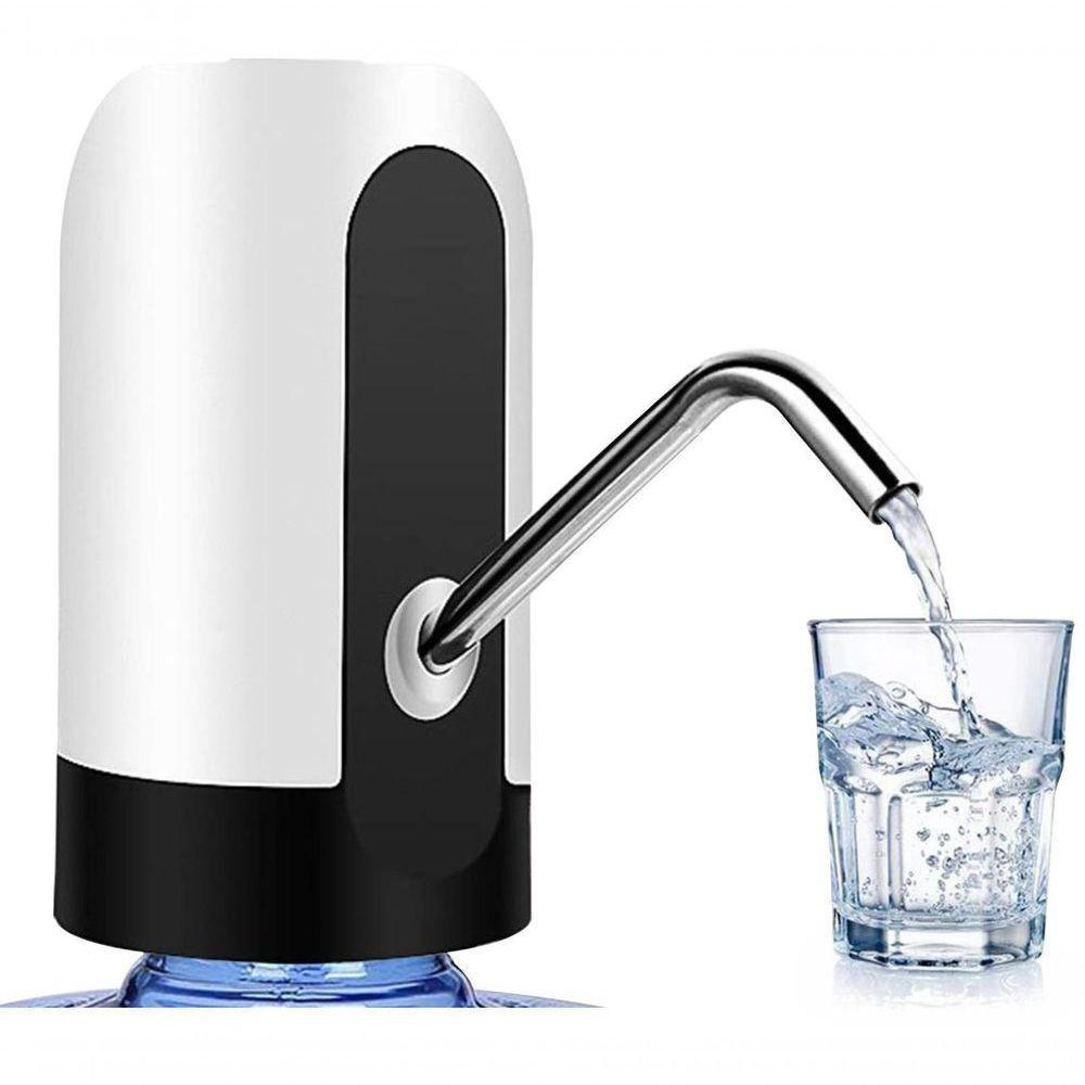 Bomba Elétrica Filtro Recarregável Para Galão - Branco - 1