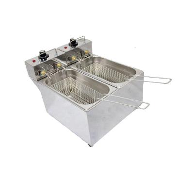 Fritadeira Elétrica 2 Cubas Plus Aço Inox 08L 220V 4000W