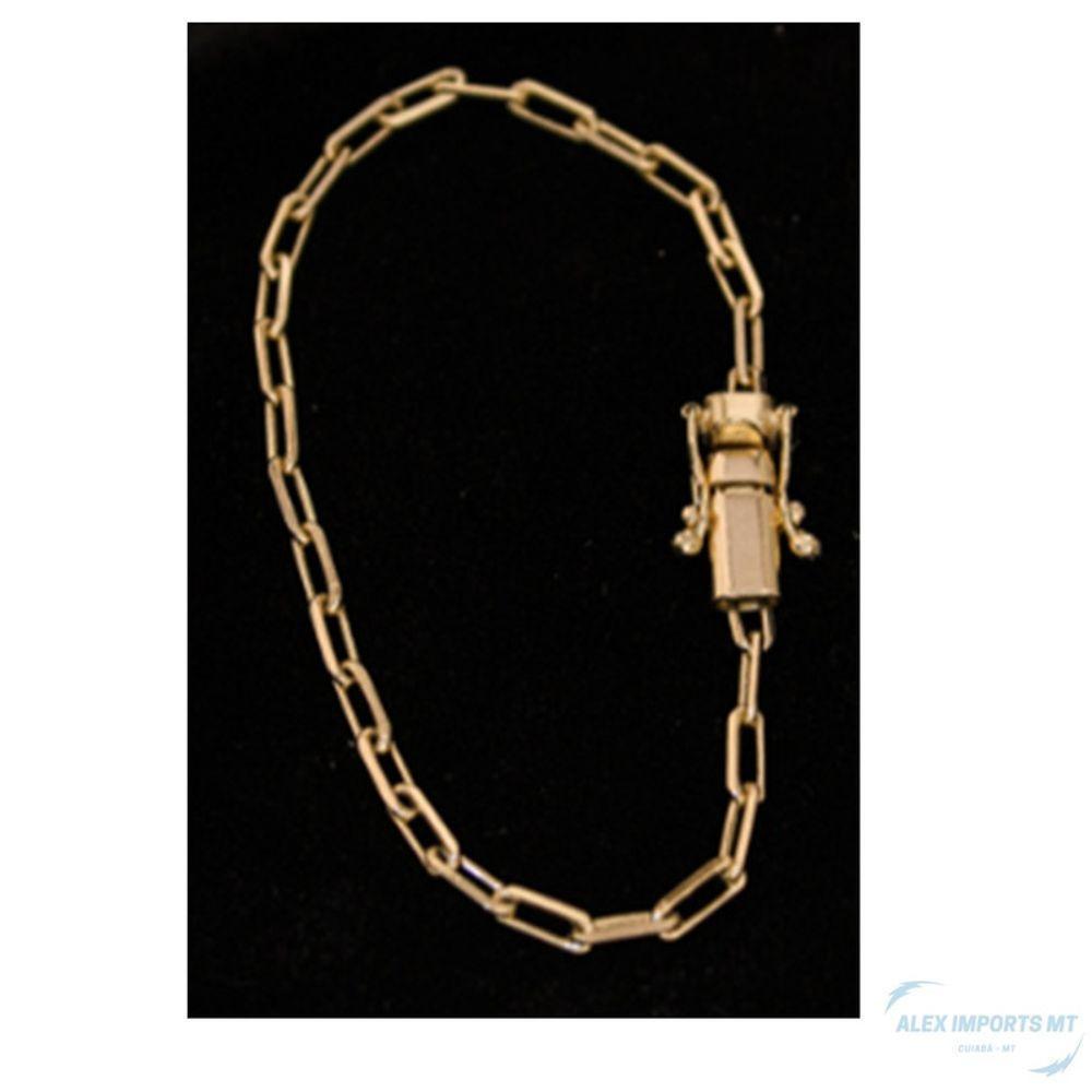 Pulseira Cart Fecho Lateral Pusera Moeda Antiga Estilosa 4Mm - 2