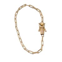 Pulseira Cart Fecho Lateral Pusera Moeda Antiga Estilosa 4Mm - 1