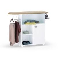 Armário Com Tábua De Passar Mariana Branco - 1