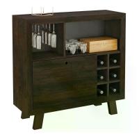 Adega Bar Com Suporte Para Taças Ad5002 Rustico Rustico - 1