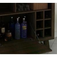 Adega Bar Com Suporte Para Taças Ad5002 Rustico Rustico - 8