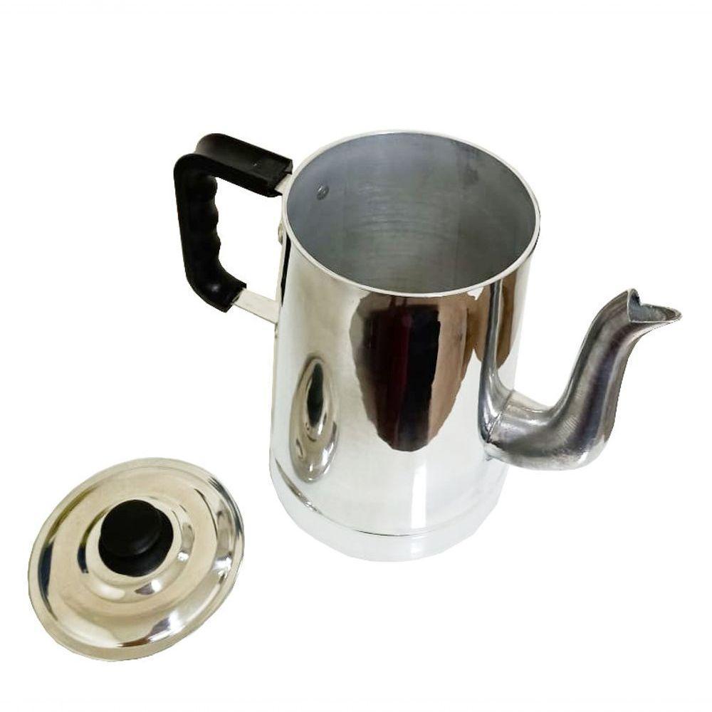 Bule Grande De Alumínio Polido Grosso 4mm 3,4 Litros Docesar - 2