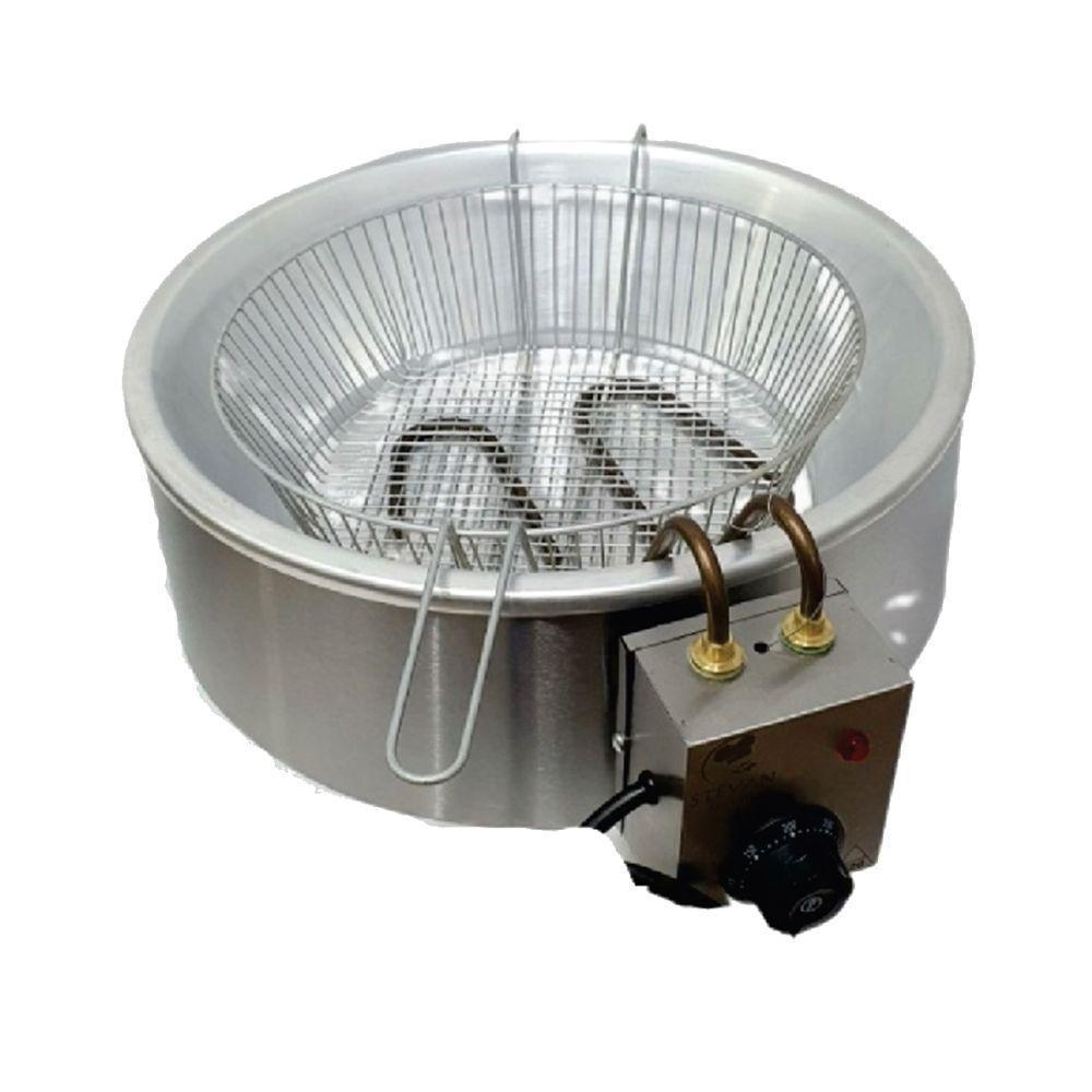 Fritadeira Elétrica Em Inox Tacho De Alumínio 3400W 220V 7L - 1