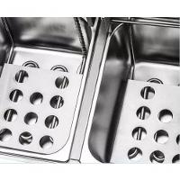 Fritadeira Elétrica 2 Cubas Aço Inox 10 Litros 110V 3600W - 2