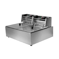 Fritadeira Elétrica 2 Cubas Aço Inox 10 Litros 110V 3600W