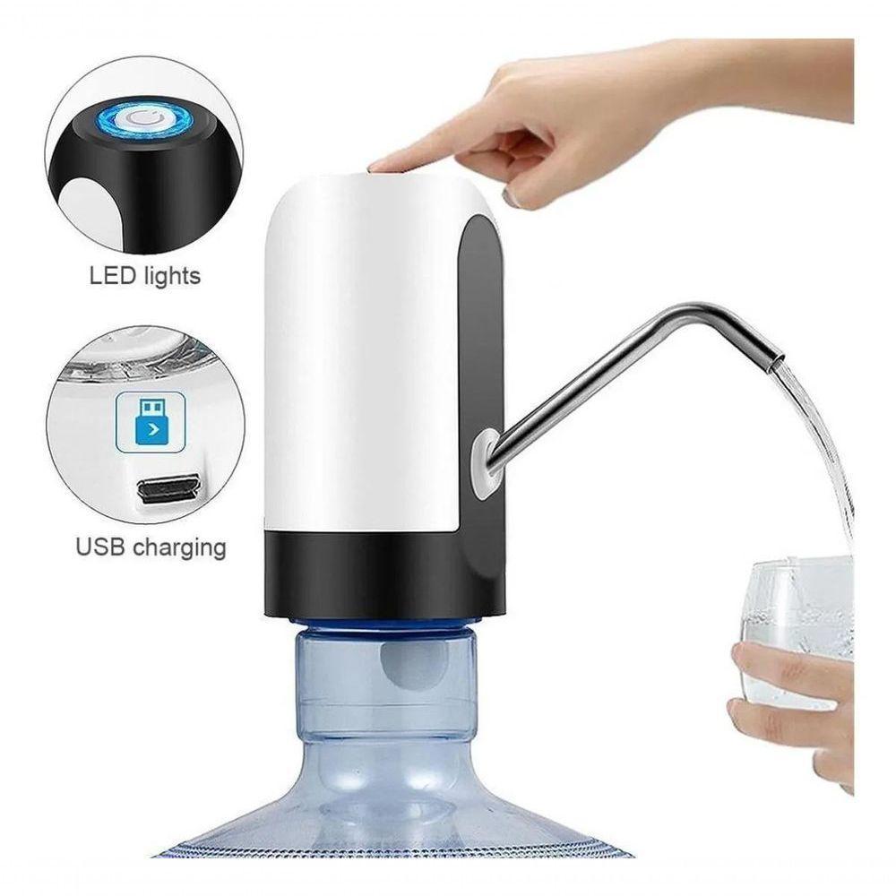 Bebedouro Bomba Elétrica Para Galão De água Recarregável Usb - 2
