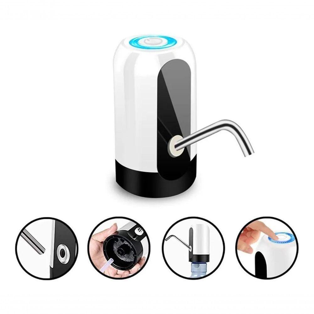 Bebedouro Bomba Elétrica Para Galão De água Recarregável Usb - 4