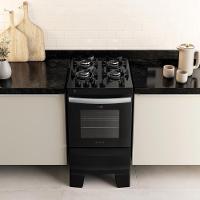 Fogão 4 Bocas Preto Com Mesa De Vidro Atlas Agile Up Bivolt - 3