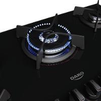 Cooktop 5 Bocas Preto Com Mesa De Vidro E Tripla Chama Dako Supreme Bivolt - 9