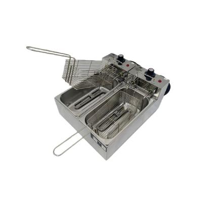 Fritadeira Elétrica 2 Cubas Plus Aço Inox 06L 220V 4000W