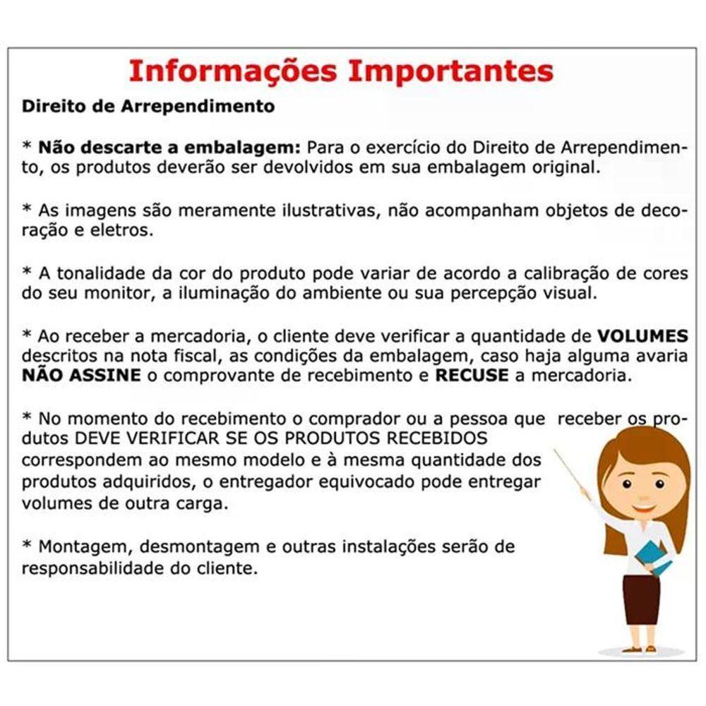 Tabua De Passar Roupas 1 Porta Mariana Branco Branco - 2