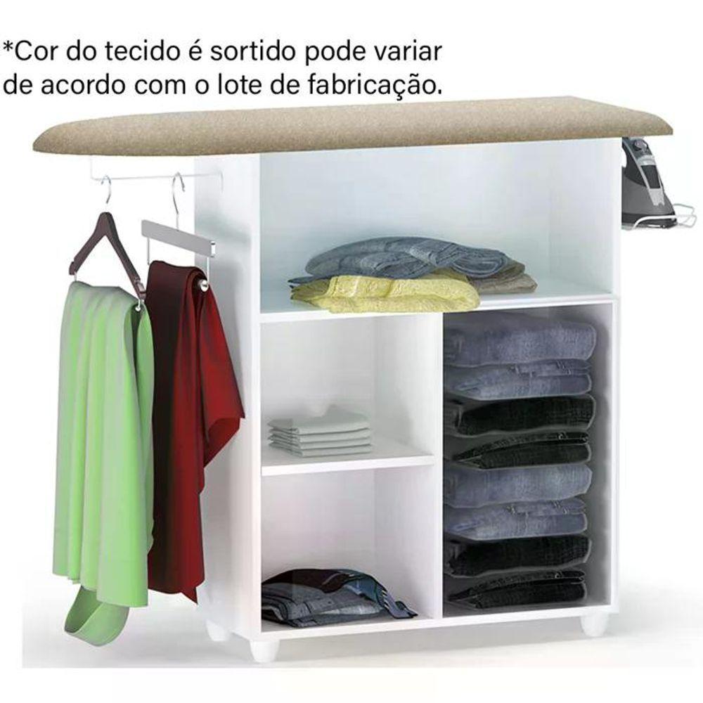 Tabua De Passar Roupas 1 Porta Mariana Branco Branco - 4