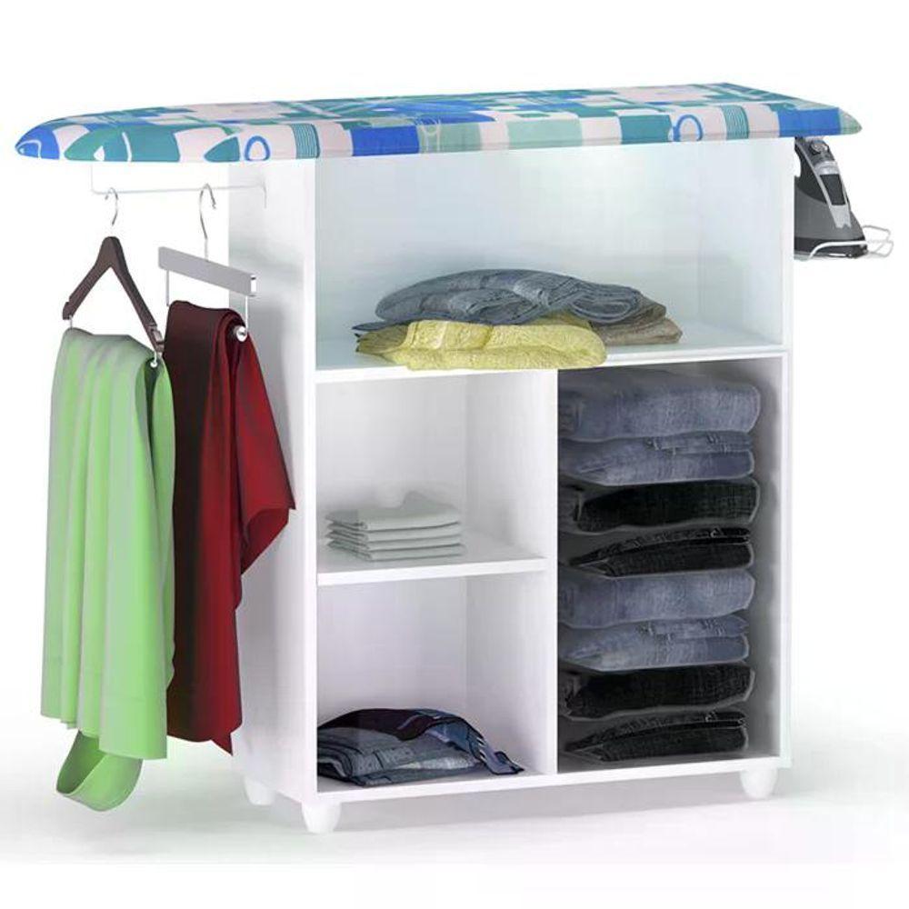 Tabua De Passar Roupas 1 Porta Mariana Branco Preto - 3