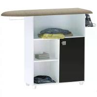 Tabua De Passar Roupas 1 Porta Mariana Branco Preto - 1