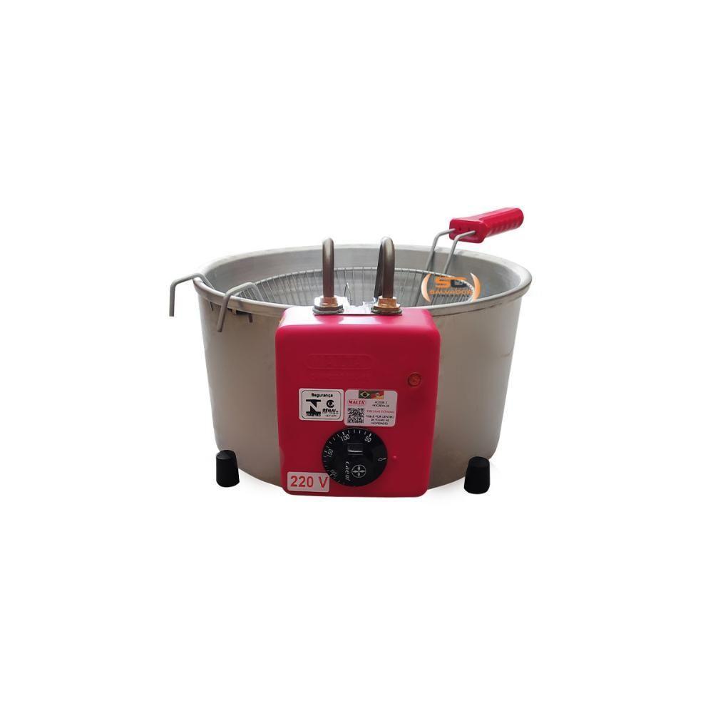 Fritador Elétrico Inox Tacho Fritura Alumínio 7 Lts 127v 26110 - Malta 127v - 6