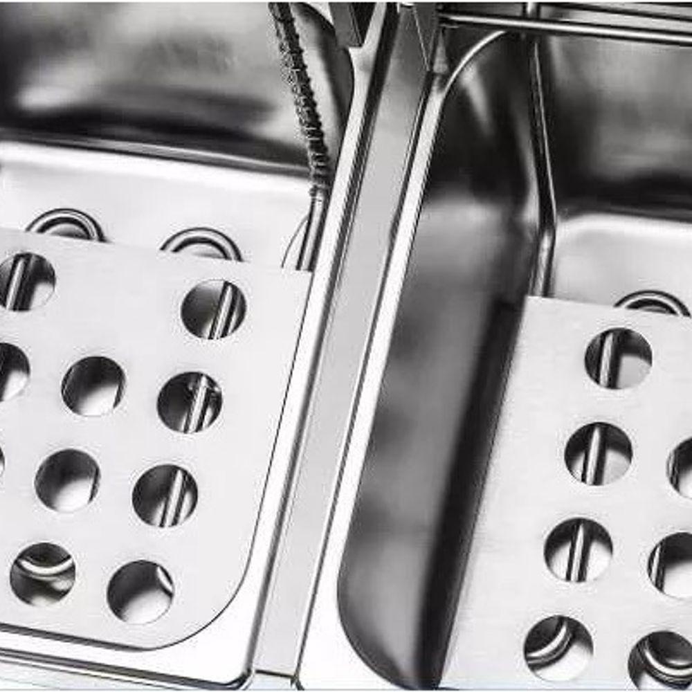 Fritadeira Elétrica 1 Cuba Aço Inox 5 Litros 110V 1800W - 3