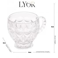 Xícara De Café Capuccino Cristal Lile 200Ml - Lyor - 4